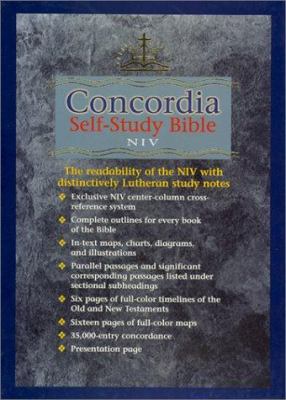 Concordia Self-Study Bible-NIV 0570005191 Book Cover