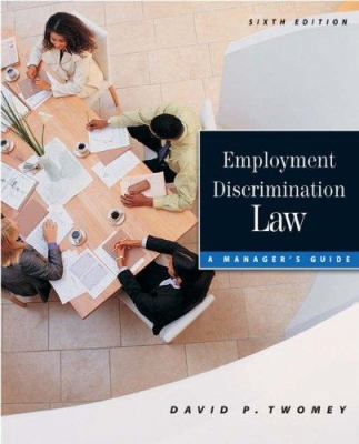 EMPLOYMENT DISCRIMINATION LAW 0324271301 Book Cover
