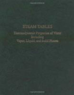 Steam Tables: Thermodynamic Properties of Water... 0894646850 Book Cover