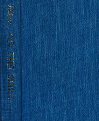 On the Bible 0805237968 Book Cover
