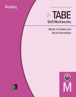 Tabe Skill Workbooks Level M: Words in Context ... 0076603482 Book Cover