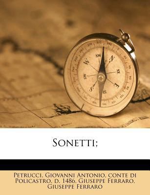 Sonetti; [Italian] 1179388089 Book Cover