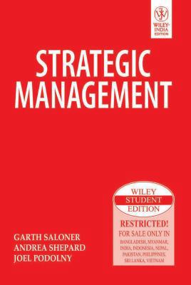 Strategic Management 8126515686 Book Cover