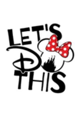 Paperback Let's Do This: Dot Grid Journal, 110 Pages, 6X9 inches, Minnie Mouse Encouraging Quote on White matte cover, dotted notebook, bullet Book