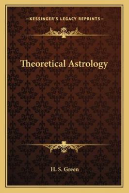 Theoretical Astrology 1162917504 Book Cover