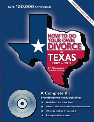 How to Do Your Own Divorce in Texas, 2009-2011:... 0944508707 Book Cover