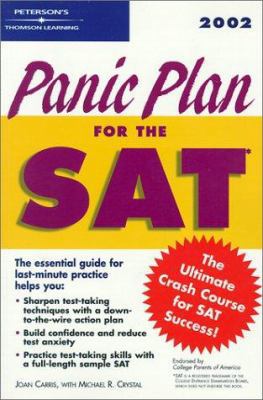Panic Plan for the SAT 2002 0768906199 Book Cover