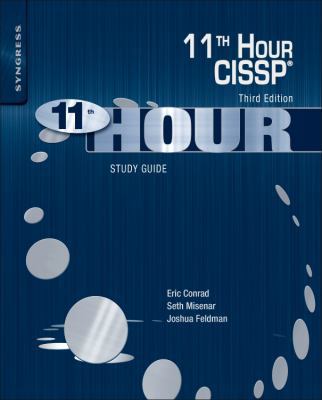Eleventh Hour Cissp(r): Study Guide 0128112484 Book Cover
