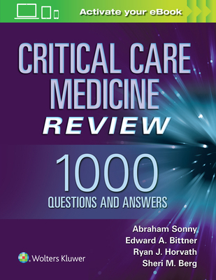 Critical Care Medicine Review: 1000 Questions a... 1975102908 Book Cover