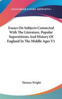 Essays On Subjects Connected With The Literatur... 0548077371 Book Cover