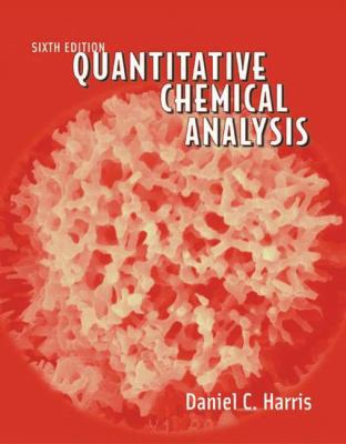 Quantitative Chemical Analysis 0716744643 Book Cover