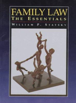 Family Law: The Essentials 0314202269 Book Cover