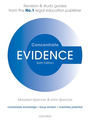 Evidence Concentrate: Law Revision and Study Guide 0198840632 Book Cover