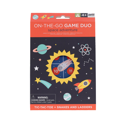 On-The-Go Game Duo Space Adventure [Spanish] 1797229389 Book Cover