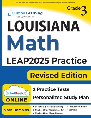 LEAP Test Prep: 3rd Grade Math Practice Workboo... 1087924847 Book Cover