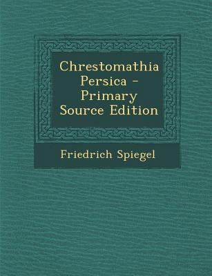 Chrestomathia Persica [Latin] 1289541523 Book Cover