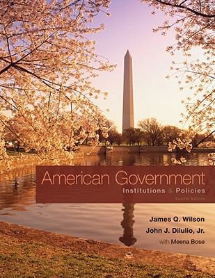 American Government: Institutions & Policies 0495802816 Book Cover