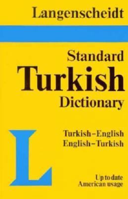 Langenscheidt Standard Dictionary Turkish/Engli... 0887290485 Book Cover