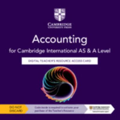 Cambridge International as & a Level Accounting... 1108828736 Book Cover