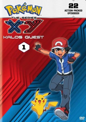 DVD Pokemon the Series: Xy Kalo's Quest Set 1 Book