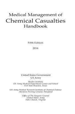 Medical Management of Chemical Casualties Handbook 1539391019 Book Cover