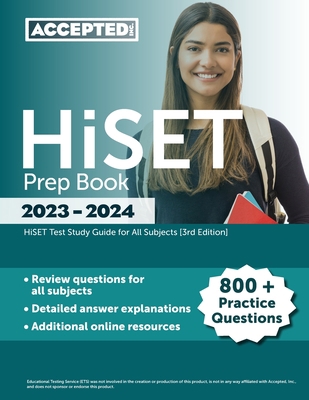 HiSET Prep Book 2023-2024: 800+ Practice Questi... 1637982844 Book Cover