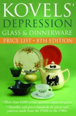 Kovels' Depression Glass and Dinnerware Price L... [Large Print] 1400046637 Book Cover