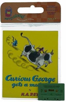 Curious George Gets a Medal Book & Cassette [Wi... 0395891159 Book Cover
