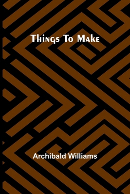 Things To Make 9357946926 Book Cover