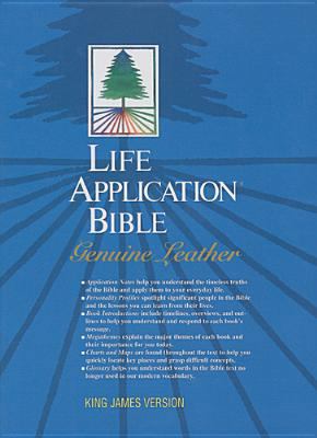King James Version Life Application Bible: Genu... 0842328963 Book Cover