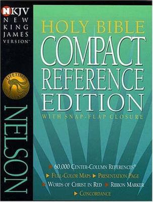 Compact Reference Bible-NKJV-Snap Flap 0840729588 Book Cover