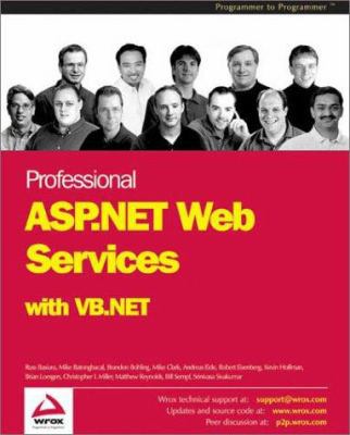 Professional ASP.Net Web Services with VB.NET 1861007752 Book Cover