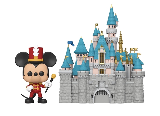 Product Bundle Pop Town Disney Castle with Mickey Vinyl Figure Book