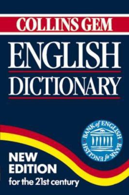 Collins Gem English Dictionary (Collins Gems) B0069S0RQO Book Cover