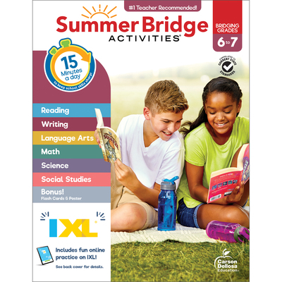 Summer Bridge Activities, Grades 6 - 7 1483872750 Book Cover