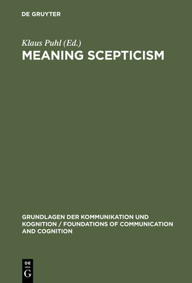Meaning Scepticism 3110118335 Book Cover