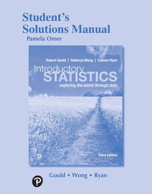 Student Solutions Manual for Introductory Stati... 0135189233 Book Cover