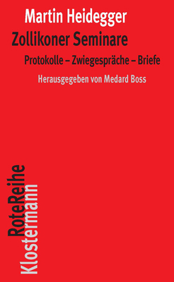 Zollikoner Seminare: Protokolle - Zwiegesprache... [German] 3465045769 Book Cover