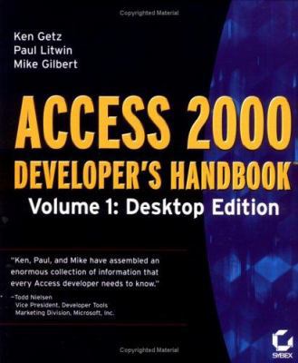 Access 2000 Developer's Handbook [With *] 0782123708 Book Cover