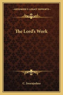 The Lord's Work 1162951192 Book Cover