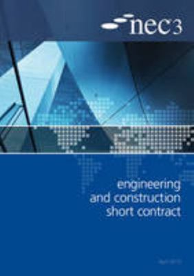 NEC3 Engineering and Construction Short Contrac... 0727758837 Book Cover