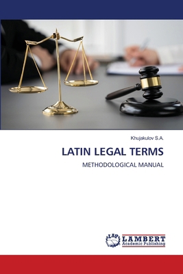 Latin Legal Terms 6208444721 Book Cover