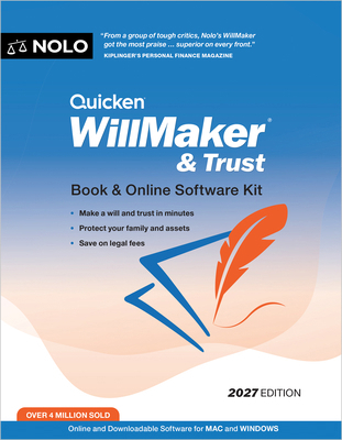 Quicken Willmaker & Trust: Book & Online Softwa... 141333377X Book Cover