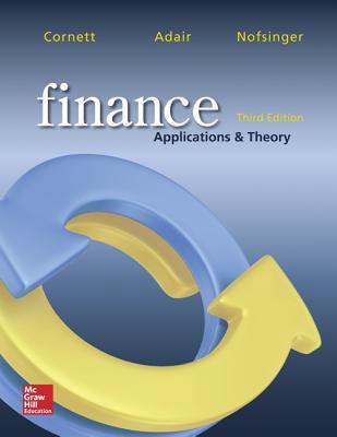 Finance: Applications and Theory with Connect A... 1259279111 Book Cover