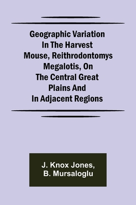 Geographic Variation in the Harvest Mouse, Reit... 9355751311 Book Cover