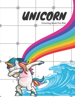 Unicorn Coloring book for kid: free design char... B08JRWJ3RJ Book Cover