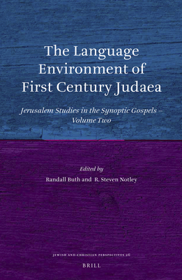 The Language Environment of First Century Judae... 9004263403 Book Cover