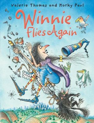 Winnie Flies Again (paperback edition with CD) 0192726692 Book Cover