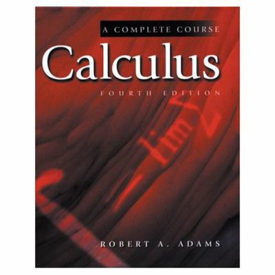 Calculus: A Complete Course 0201396076 Book Cover