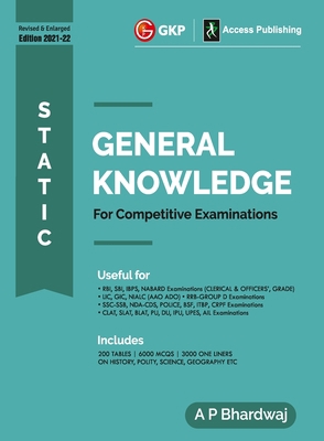 Static General Knowledge 9390187737 Book Cover